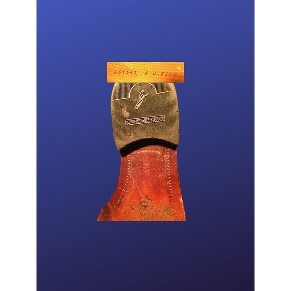 GIORGIO BRUTINI Brogue Wingtip Oxford, BLACK/WHITE, Men’s Size 9D, Pre-Owned,EUC - Picture 3 of 10